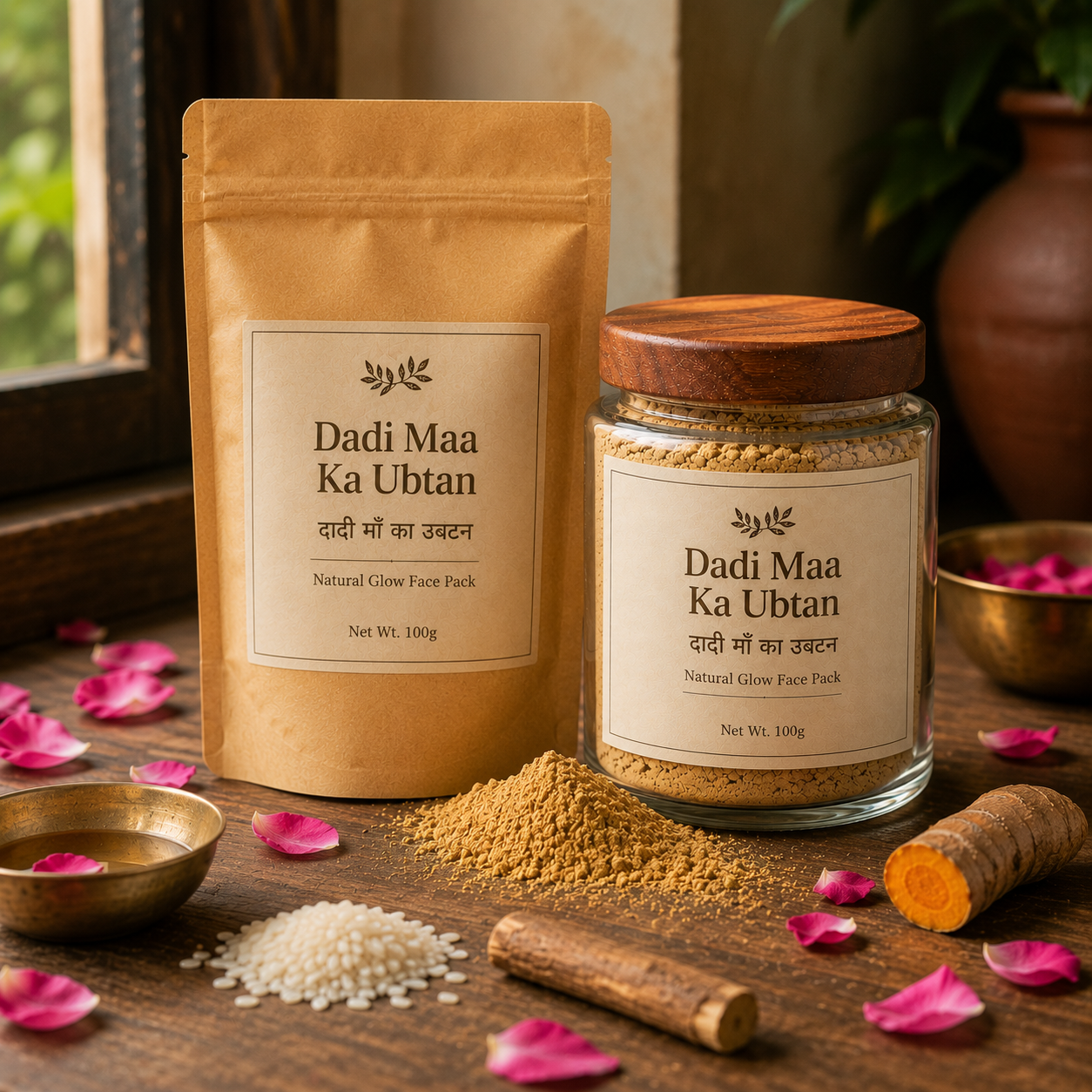Dadi Maa Ka Ubtan – Natural Glow Face Pack (100g)